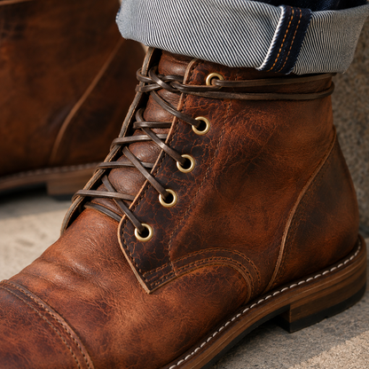 Valente Cap Toe Boots