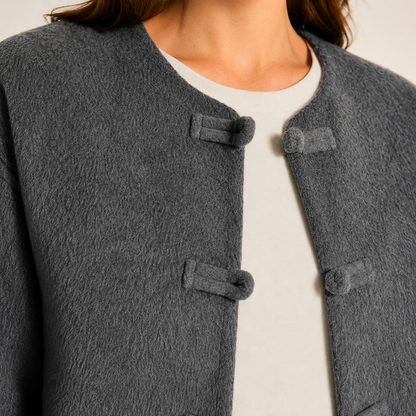 Chiara Frog Closure Jacket