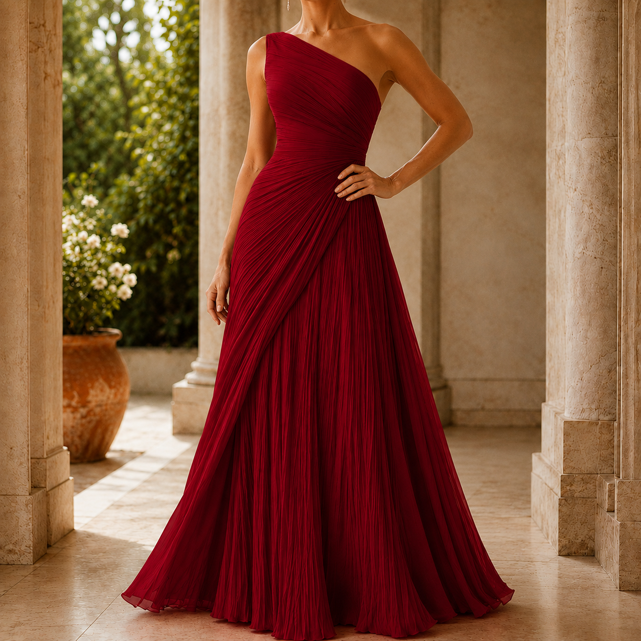 Agnes One Shoulder Dress