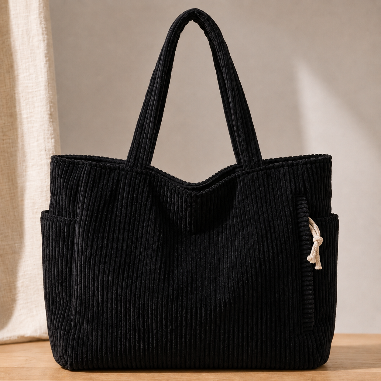 Zamboni Corduroy Tote Bag