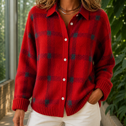 Eloise Plaid Sweater