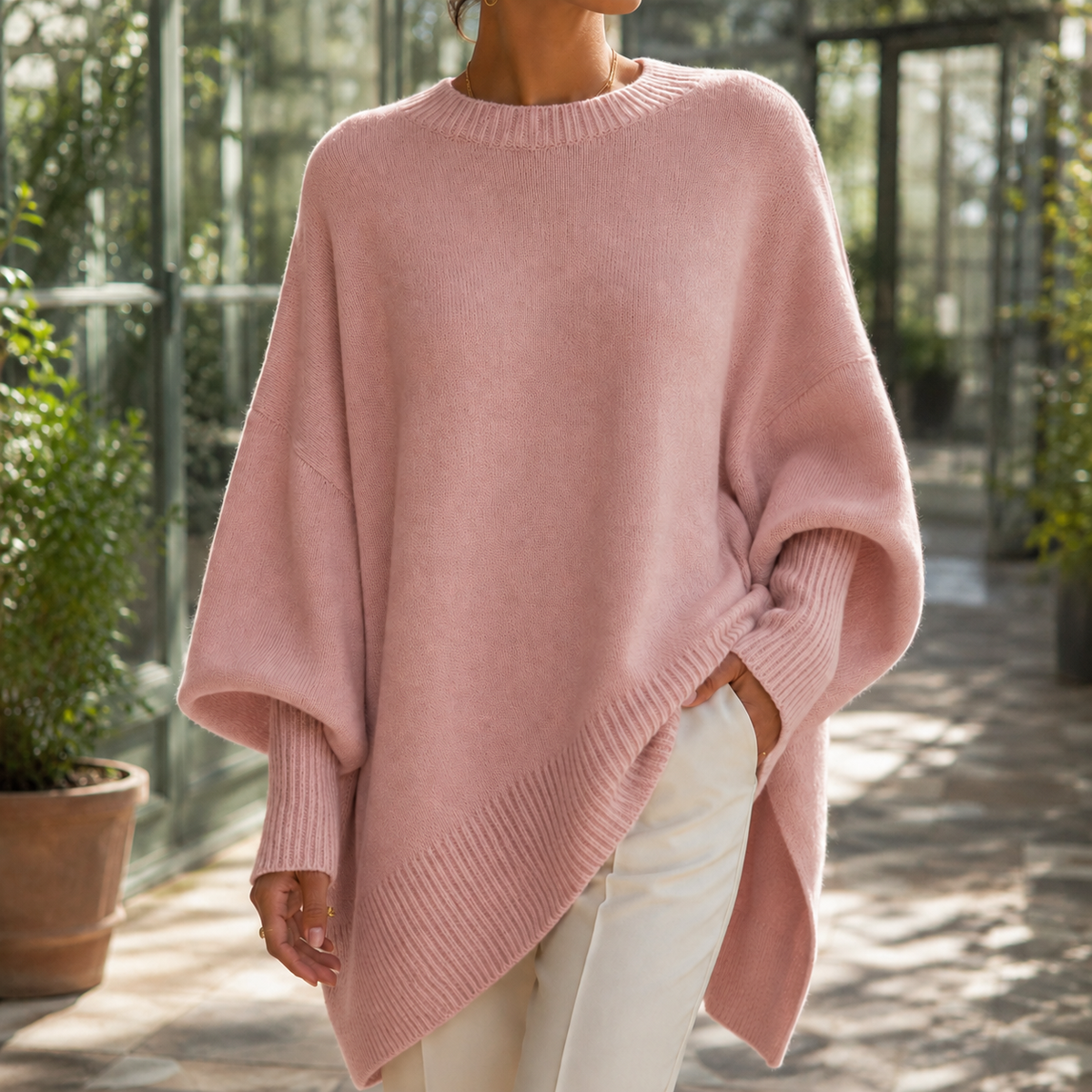 Nora Poncho Sweater