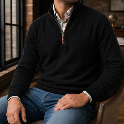 Matteo Quarter Zip Sweater
