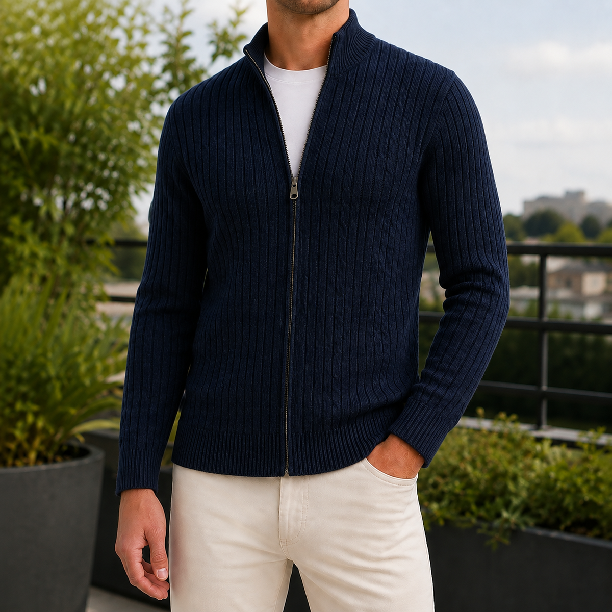Alec Ribbed Sweater