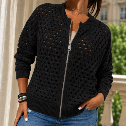 Lydia Open-Knit Sweater