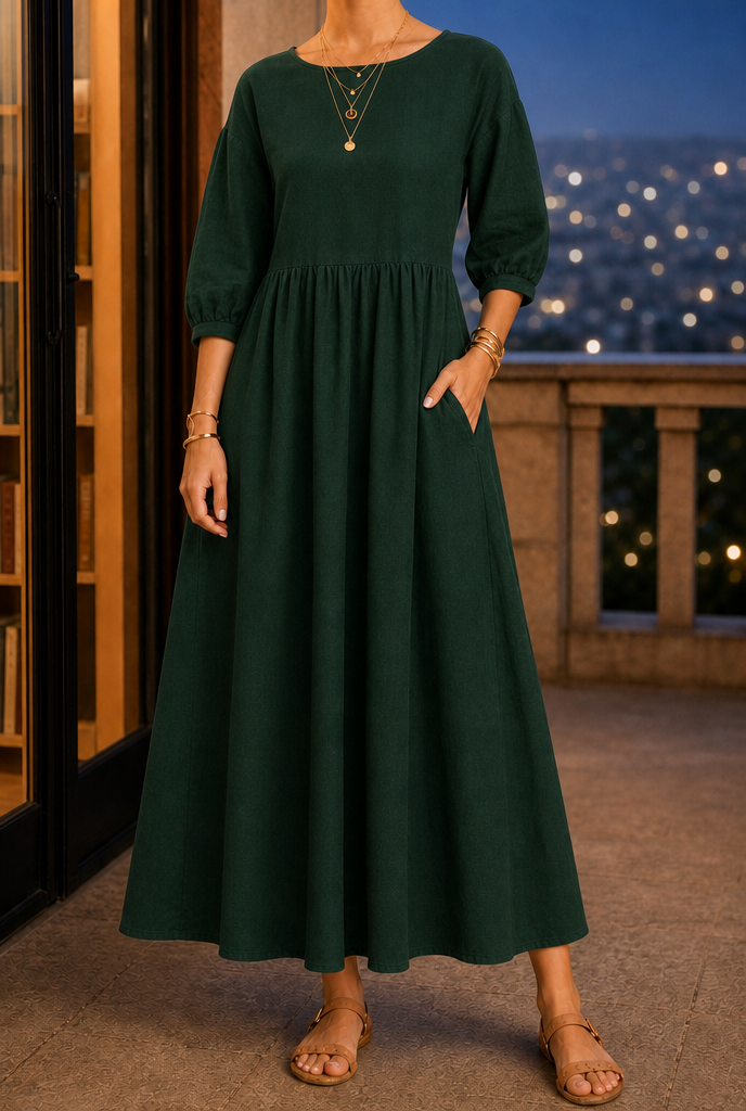 Annabel Smock Maxi Dress