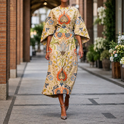 Sofia Batwing Midi Dress