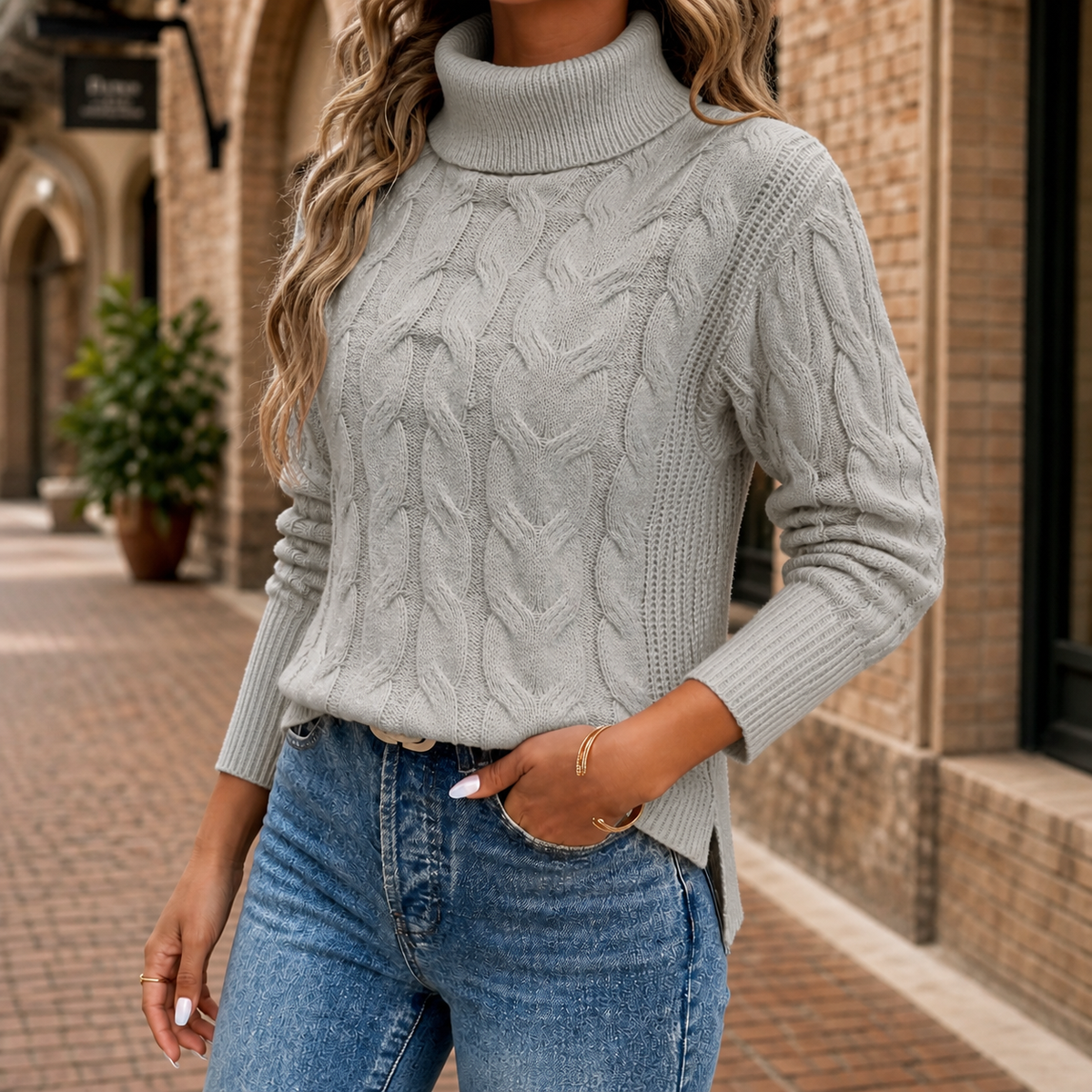 Anais Cable Sweater