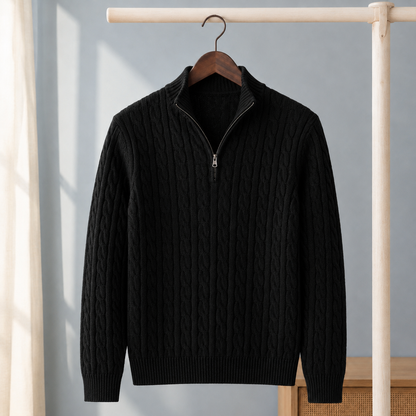 Matteo Quarter-Zip Sweater
