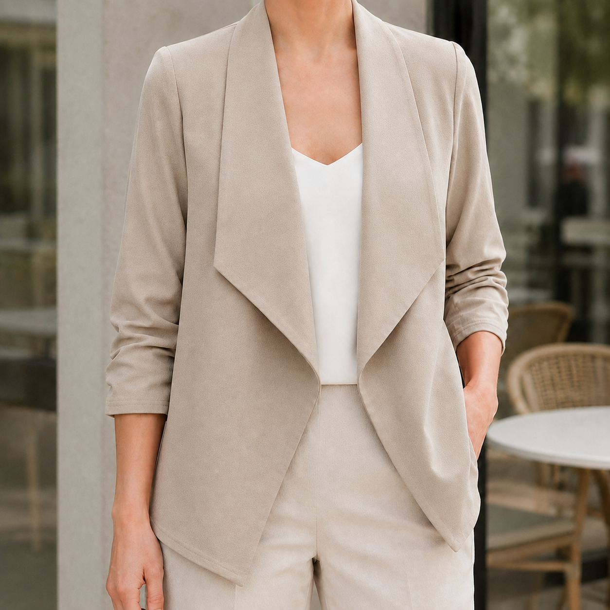 Giselle Draped Blazer