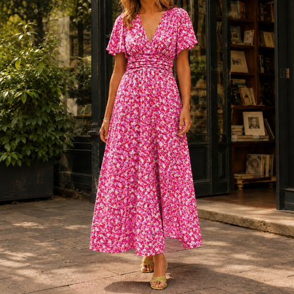 Simone Floral Maxi Dress