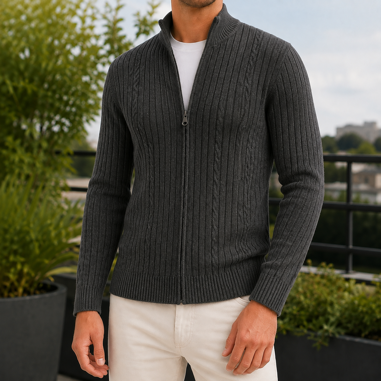Alec Ribbed Sweater