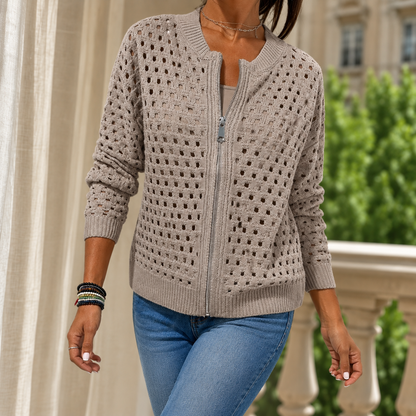 Lydia Open-Knit Sweater