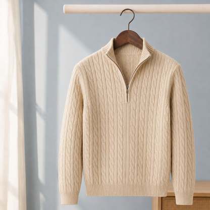 Matteo Quarter-Zip Sweater