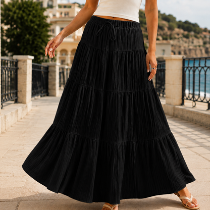 April Tiered Maxi Skirt
