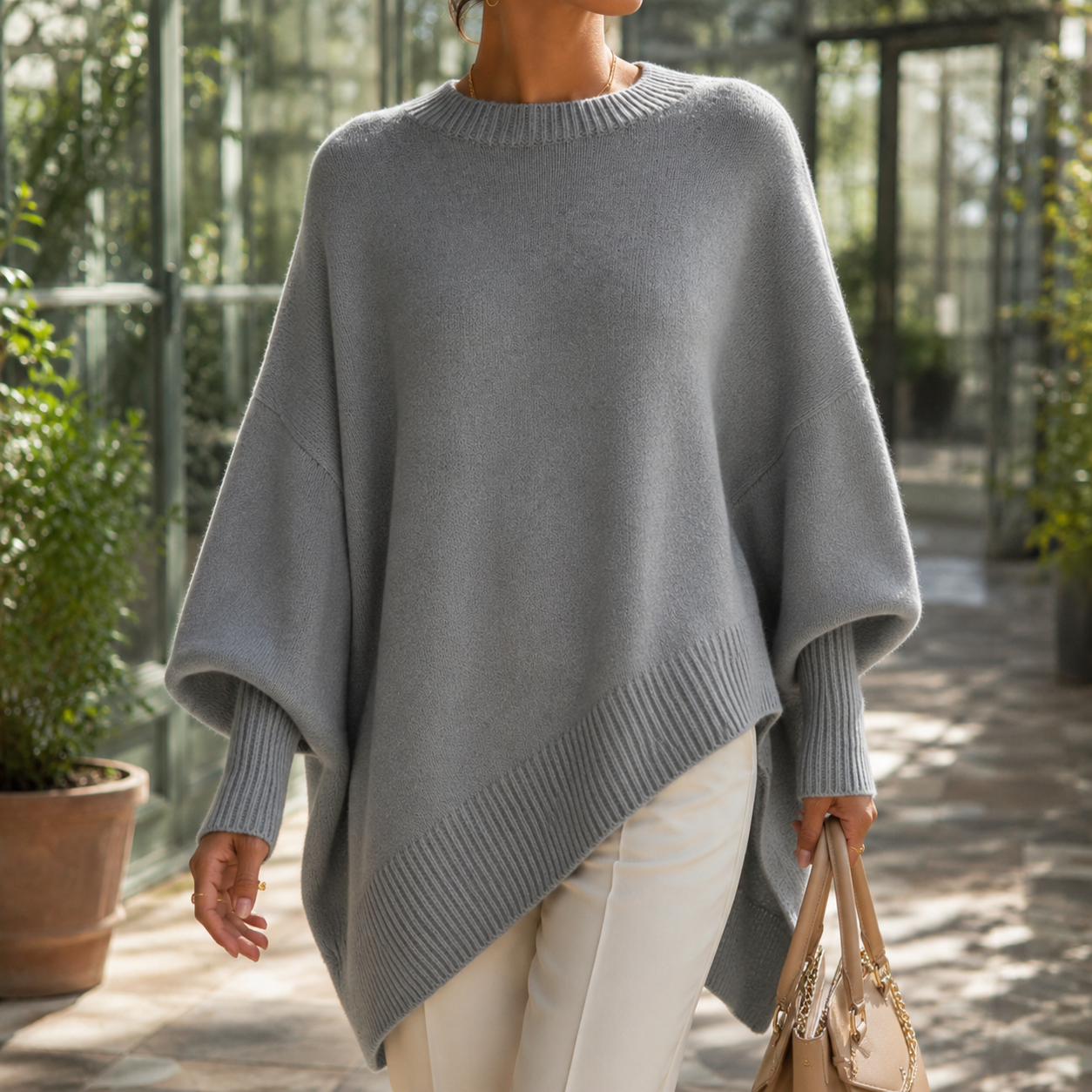 Nora Poncho Sweater