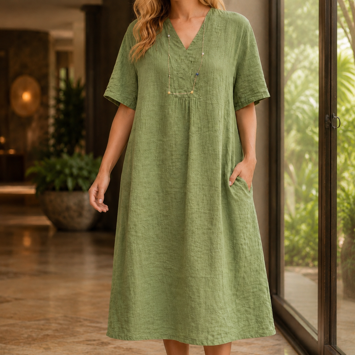 Audrey Relaxed Midi Dress