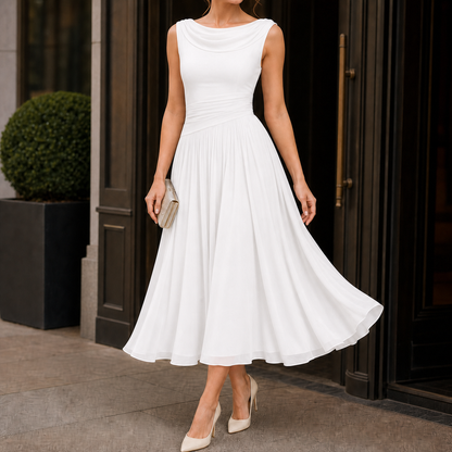 Verity Draped Midi Dress