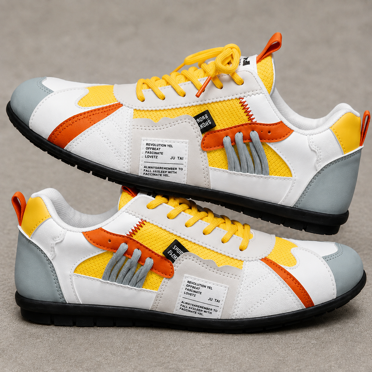 Montero Retro Color-Block Sneakers