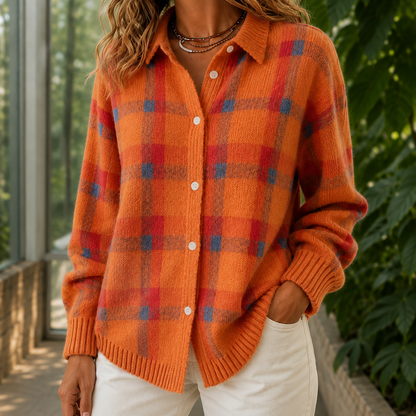 Eloise Plaid Sweater