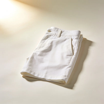 Men's White Chino Summer Shorts