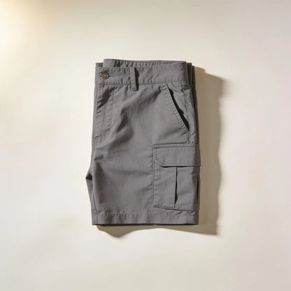 Men's Gray Cargo Shorts with Multiple Pockets - image 2